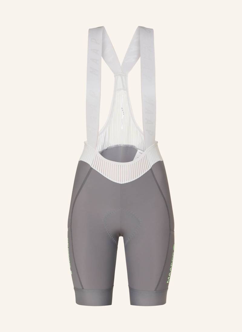 Maap Radhose Blur Team Bib Evo Cargo Mit Trägern Und Gepolstertem Einsatz grau von MAAP