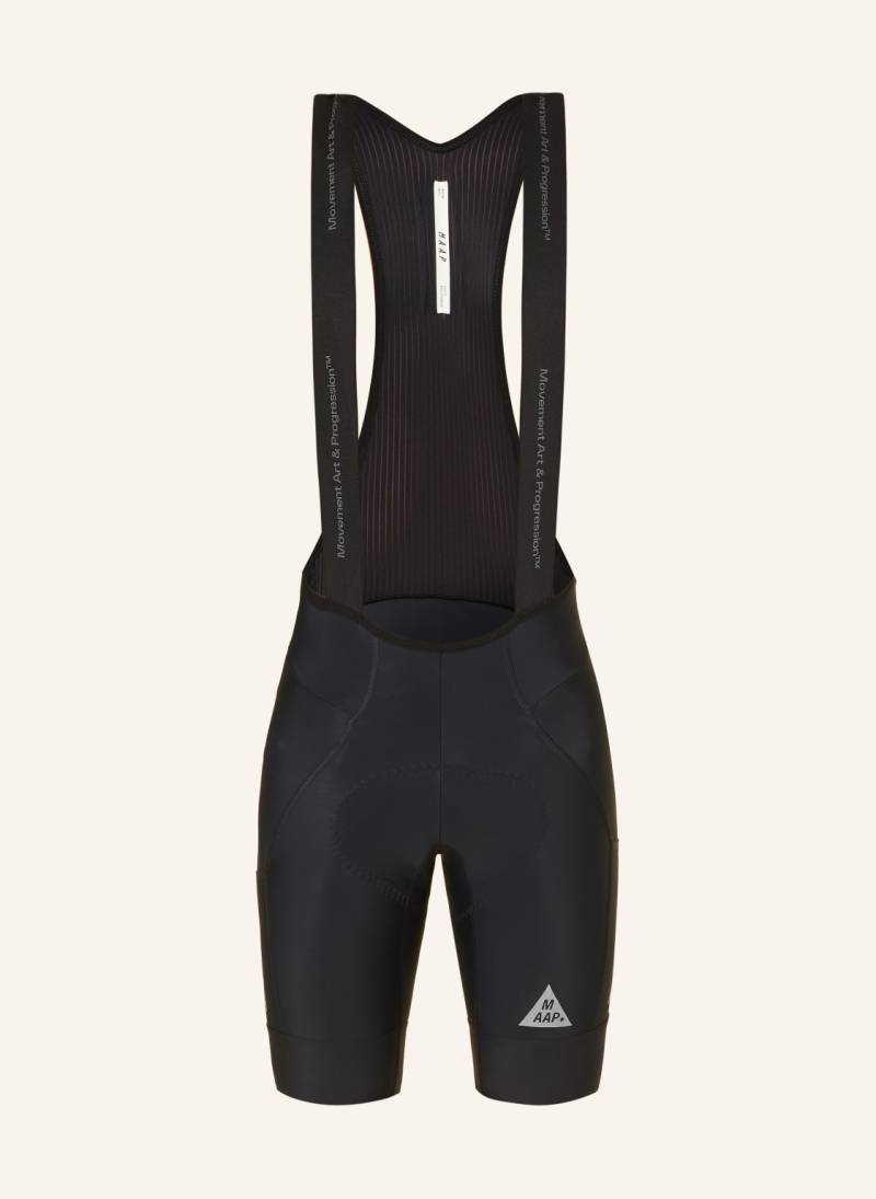 Maap Radhose Drome Team Mit Trägern Und Gepolstertem Einsatz schwarz von MAAP