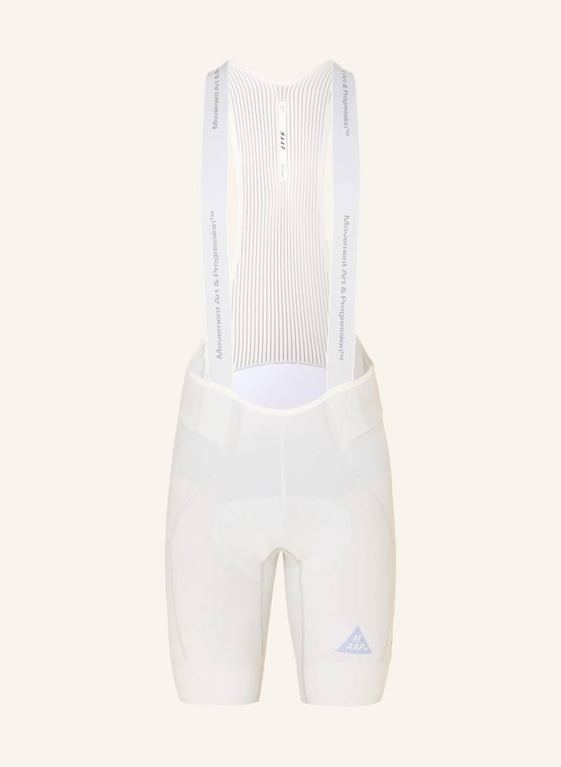 Maap Radhose Drome Team Mit Trägern Und Gepolstertem Einsatz weiss von MAAP