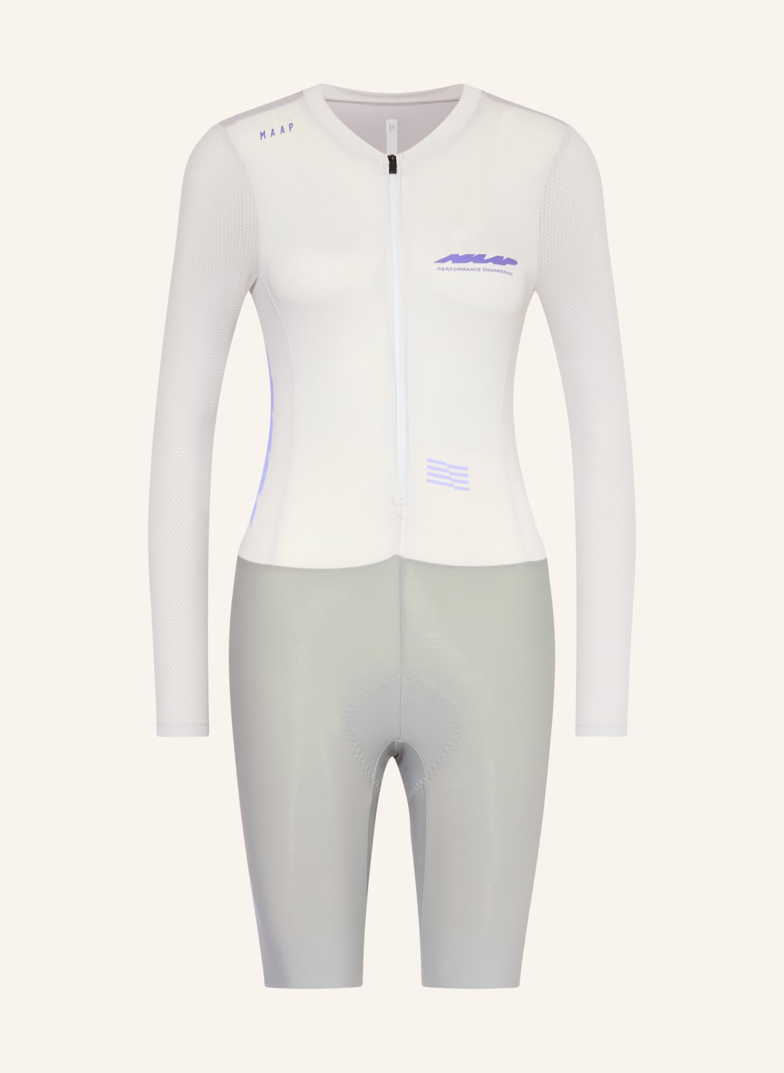 Maap Speedsuit Eclipse Pro Base Ls Mit Gepolstertem Einsatz grau von MAAP