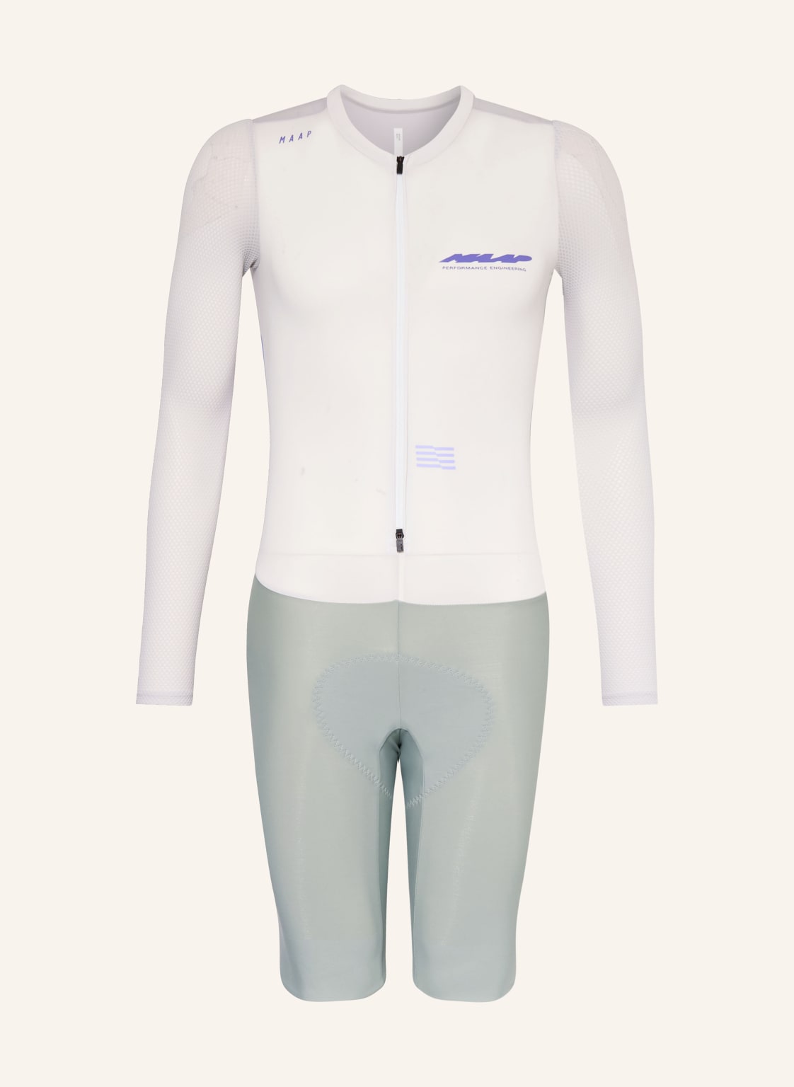 Maap Speedsuit Eclipse Pro Ls Race Mit Gepolstertem Einsatz grau von MAAP