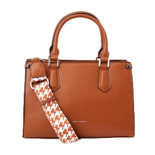 MAC ALYSTER Womens Porte Main + Bandouliere Handbag, Cognac von MAC ALYSTER