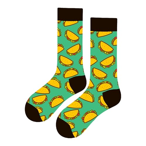MAC BEEN Unisex Comida Y Bebida I Lustige Socken mit Stollenmuster, Einheitsgröße 37-44, Essen und Trinken I von MAC BEEN