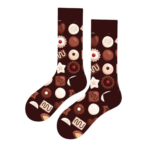 MAC BEEN Unisex Comida Y Bebida I Lustige Socken mit süßem Muster, Einheitsgröße 37-44, Essen und Trinken I MAC BEEN Unisex Comida Y Bebida I Lustige Socken mit süßem Muster, Einheitsgröße 37-44, Essen und Trinken I von MAC BEEN