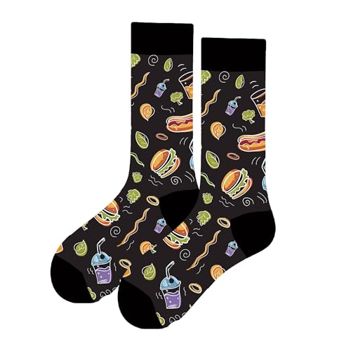 MAC BEEN Unisex Comida Y Bebida Lustige Socken mit Burguer und Hündchen, Einheitsgröße 37-44, Essen und Trinken II MAC BEEN Unisex Comida Y Bebida Lustige Socken mit Burguer und Hündchen, Einheitsgröße 37-44, Essen und Trinken II von MAC BEEN