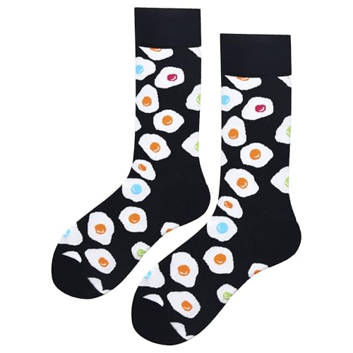 MAC BEEN Unisex Comida Y Bebida Lustige Socken mit Eggs-Zeichnungen, Einheitsgröße 37-44, Essen und Trinken II MAC BEEN Unisex Comida Y Bebida Lustige Socken mit Eggs-Zeichnungen, Einheitsgröße 37-44, Essen und Trinken II von MAC BEEN
