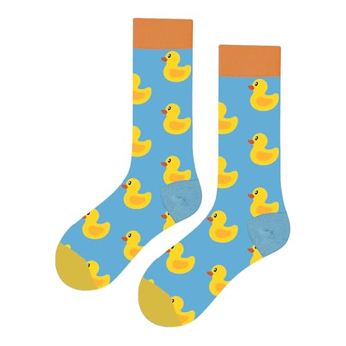 MAC BEEN Unisex Diseños Animales I Lustige Socken mit Entenmuster, Einheitsgröße 37-44, Tiermotive I von MAC BEEN