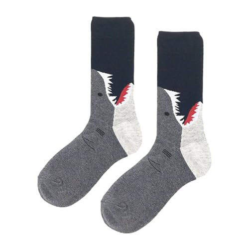 MAC BEEN Unisex Diseños Animales Lustige Socken mit Hai-Muster, Einheitsgröße 37-44, Tiermotive II MAC BEEN Unisex Diseños Animales Lustige Socken mit Hai-Muster, Einheitsgröße 37-44, Tiermotive II von MAC BEEN