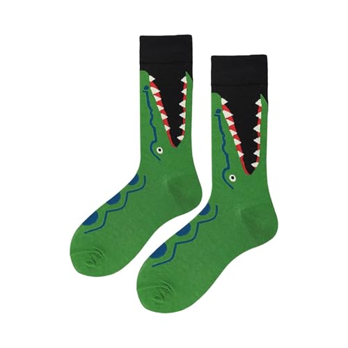 MAC BEEN Unisex Diseños Animales Lustige Socken mit Krokodilmuster, Einheitsgröße 37-44, Tiermotive II MAC BEEN Unisex Diseños Animales Lustige Socken mit Krokodilmuster, Einheitsgröße 37-44, Tiermotive II von MAC BEEN