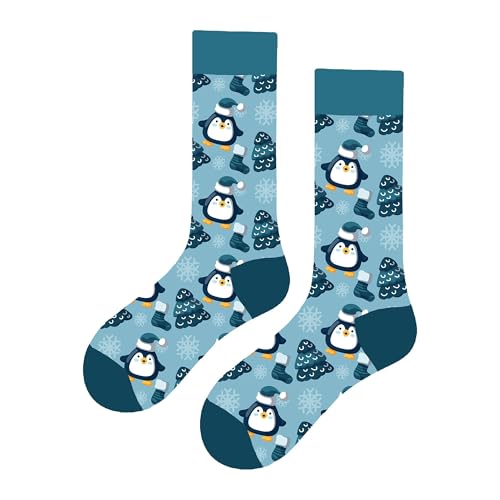MAC BEEN Unisex Diseños Animales Lustige Socken mit Pinguin-Motiv, Einheitsgröße 37-44, Tiermotive II MAC BEEN Unisex Diseños Animales Lustige Socken mit Pinguin-Motiv, Einheitsgröße 37-44, Tiermotive II von MAC BEEN