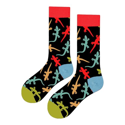 MAC BEEN Unisex Diseños Animales Lustige Socken mit Salamander-Motiv, Einheitsgröße 37-44, Tiermotive III MAC BEEN Unisex Diseños Animales Lustige Socken mit Salamander-Motiv, Einheitsgröße 37-44, Tiermotive III von MAC BEEN