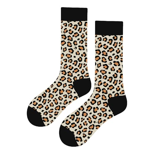 MAC BEEN Unisex Diseños Variados I Lustige Socken mit Leopardenmuster, Einheitsgröße 37-44, Verschiedene Designs I MAC BEEN Unisex Diseños Variados I Lustige Socken mit Leopardenmuster, Einheitsgröße 37-44, Verschiedene Designs I von MAC BEEN