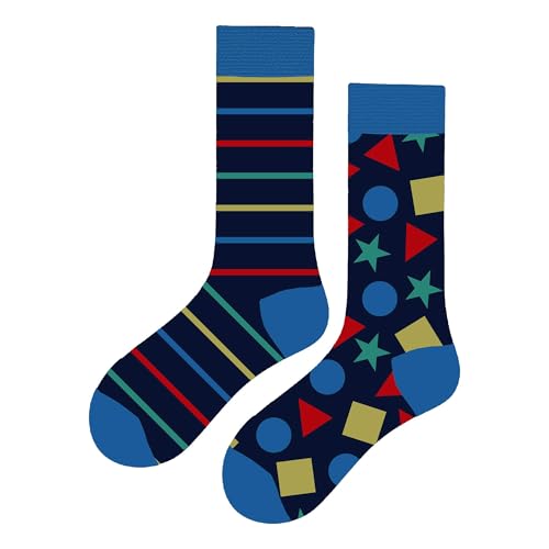 MAC BEEN Unisex Diseños Variados I Lustige Socken mit Sternen und Streifen, Einheitsgröße 37-44, Verschiedene Designs I MAC BEEN Unisex Diseños Variados I Lustige Socken mit Sternen und Streifen, Einheitsgröße 37-44, Verschiedene Designs I von MAC BEEN