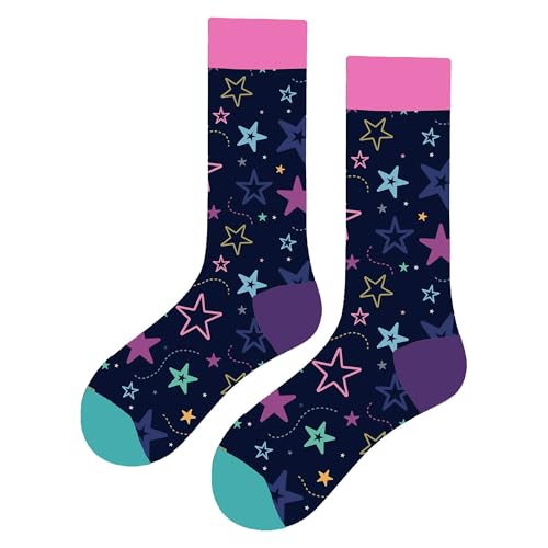 MAC BEEN Unisex Diseños Variados Lustige Socken mit Sternen und Streifen, Einheitsgröße 37-44, Verschiedene Designs II MAC BEEN Unisex Diseños Variados Lustige Socken mit Sternen und Streifen, Einheitsgröße 37-44, Verschiedene Designs II von MAC BEEN