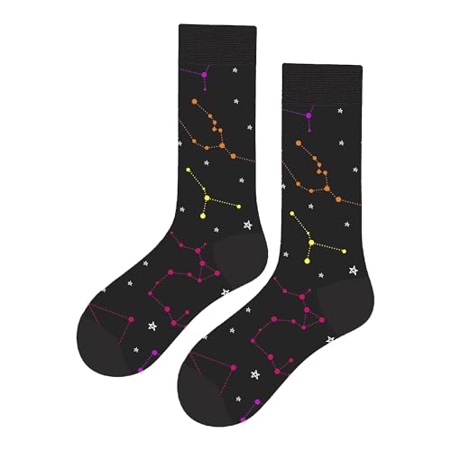 MAC BEEN Unisex Diseños Variados Lustige Socken mit Sternzeichen, Einheitsgröße 37-44, Verschiedene Designs II MAC BEEN Unisex Diseños Variados Lustige Socken mit Sternzeichen, Einheitsgröße 37-44, Verschiedene Designs II von MAC BEEN