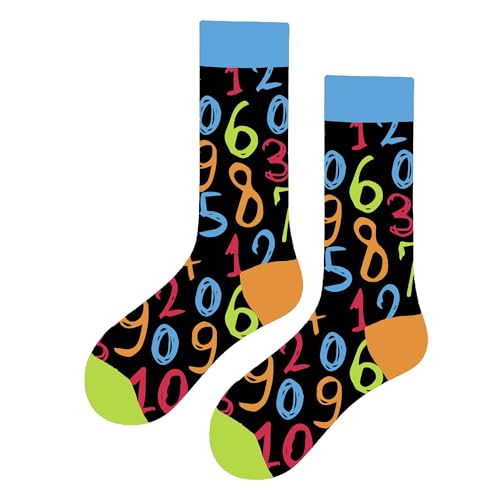 MAC BEEN Unisex Diseños Variados Lustige Socken mit Zahlenmuster, Einheitsgröße 37-44, Verschiedene Designs II MAC BEEN Unisex Diseños Variados Lustige Socken mit Zahlenmuster, Einheitsgröße 37-44, Verschiedene Designs II von MAC BEEN