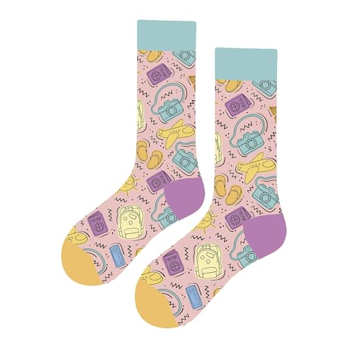 MAC BEEN Unisex Disfruta EL Viaje Lustige Socken mit Reisezubehör, Einheitsgröße, Genießen Sie die Reise, 37-44 MAC BEEN Unisex Disfruta EL Viaje Lustige Socken mit Reisezubehör, Einheitsgröße, Genießen Sie die Reise, 37-44 von MAC BEEN