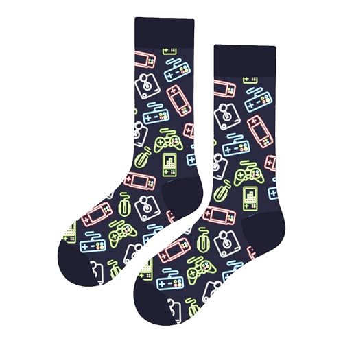 MAC BEEN Unisex Juegos Y Tecnología Lustige Socken mit Konsolendesign, Einheitsgröße, Spiele und Technologie, 37-44 MAC BEEN Unisex Juegos Y Tecnología Lustige Socken mit Konsolendesign, Einheitsgröße, Spiele und Technologie, 37-44 von MAC BEEN