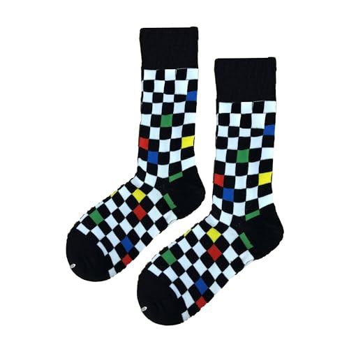 MAC BEEN Unisex Patrones Geométricos I Lustige Socken mit Board, Einheitsgröße 37-44, Geometrische Muster I von MAC BEEN