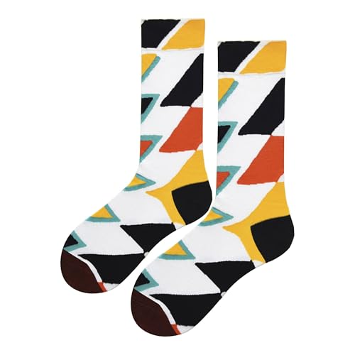 MAC BEEN Unisex Patrones Geométricos I Lustige Socken mit Karomuster, Mehrfarbig, Einheitsgröße 37-44, Geometrische Muster I MAC BEEN Unisex Patrones Geométricos I Lustige Socken mit Karomuster, Mehrfarbig, Einheitsgröße 37-44, Geometrische Muster I von MAC BEEN