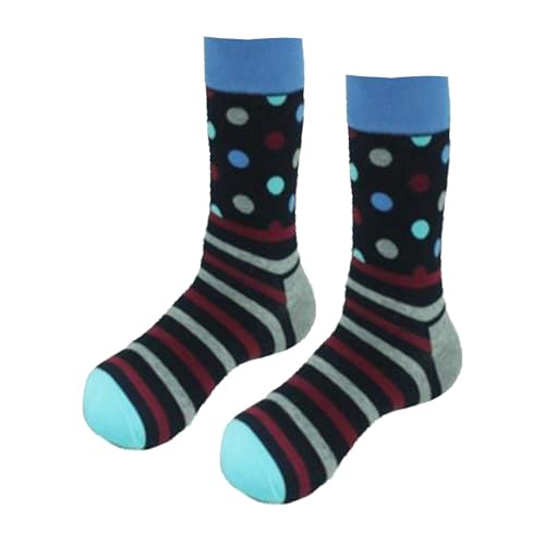 MAC BEEN Unisex Patrones Geométricos I Lustige Socken mit Punkten und Streifen, Einheitsgröße 37-44, Geometrische Muster I MAC BEEN Unisex Patrones Geométricos I Lustige Socken mit Punkten und Streifen, Einheitsgröße 37-44, Geometrische Muster I von MAC BEEN