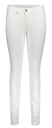 MAC Damen Straight Leg Jeanshose Dream Skinny, Gr. W30/L32 (Herstellergröße: 00/32), Weiß (white denim D010) von MAC Jeans