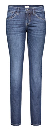 MAC Jeans Damen Carrie Pipe Jeans, Blau (Dark Blue D845), W42/L28 von MAC Jeans