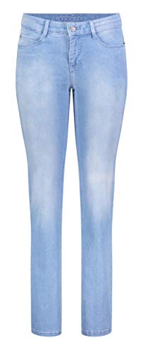 MCA Damen Dream Straight Jeans, per Pack Blau (Basic Bleached Blue D491), W36/L32 (Herstellergröße: 36/32) von MAC Jeans