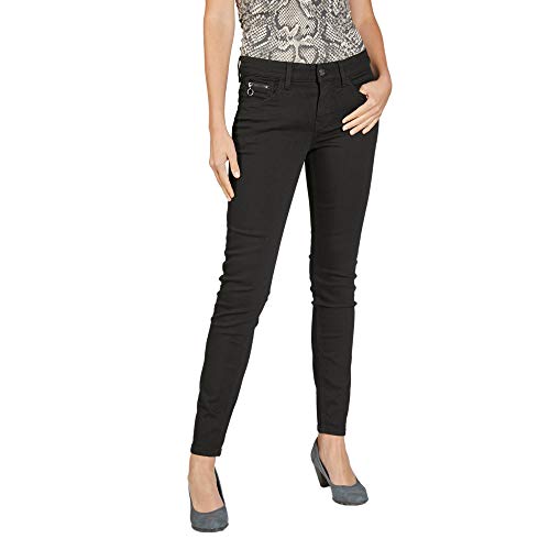 MAC Jeans Damen Slim Jeans, Schwarz (Black-Black D999), W44/L32 von MAC Jeans