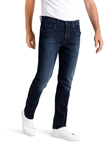 MAC Jeans Herren Arne Pipe Slim Jeans, Blue Black 3D Authentic Wash H793, W36/L36 von MAC Jeans