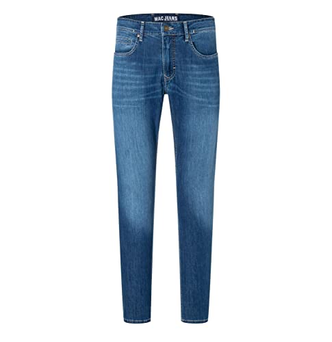 MAC Jeans Herren Arne Straight Jeans, per Pack Blau (Midblue Authentic Used H430), W32/L34 (Herstellergröße: 32/34) von MAC Jeans