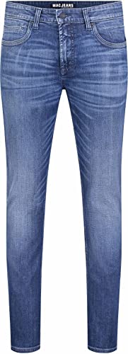 MCA Herren Arne Pipe Straight Jeans, per Pack Blau (Gothic Blue Authentic Wash H585), W33/L36 (Herstellergröße: 33/36) von MAC Jeans