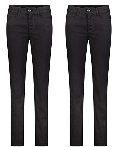 MAC Angela 2er Pack Damen Jeans in Verschiedene Farbvarianten Damen Hose, Größe:W40/L32, Farbe:D999 von MAC Jeans