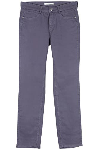 MAC Angela Stretchjeans Slim Fit Straight Leg Damen Denim, Farbe:grau, Damengrößen:44, Hosenlänge:L30 von MAC Jeans