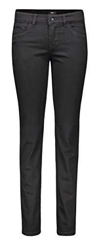 MAC Damen Carrie Pipe Jeans, Schwarz (Black D999), 40 / 30L von MAC Jeans