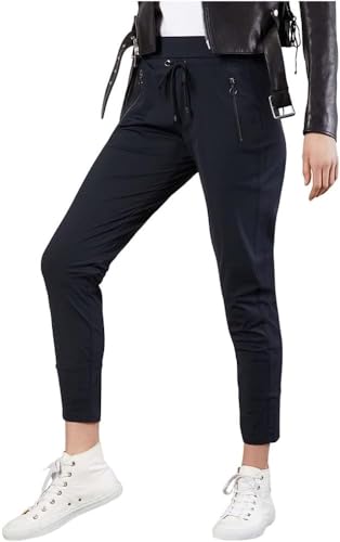 MAC Easy Active Relaxed Fit mit Tunnelzug aus leichtem Techno Stretch Größe 36, Farbe Dark Blue von MAC Jeans