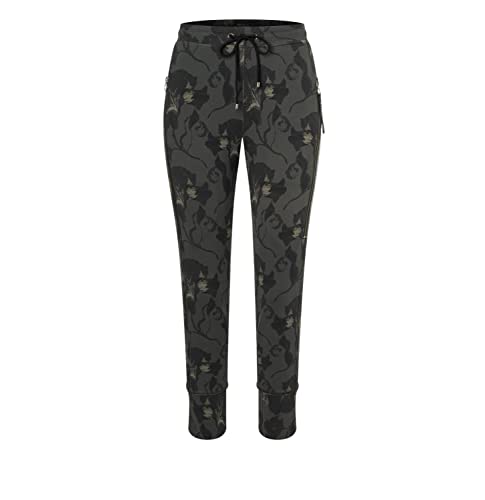MAC Future 2.0 Stretch Ribbon Damen Hose Antique Moss Printed Art.Nr. 0172L2741-00 381B*, Größe:OL/34W, Farbe:381B Antique Moss Printed von MAC Jeans