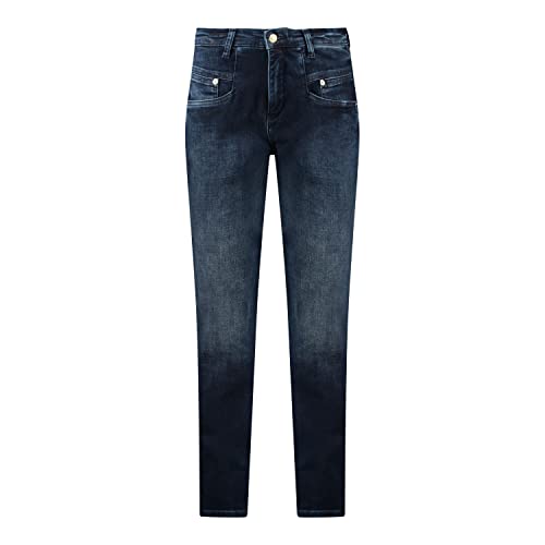 MAC High Waist Jeans ' Rich Carrot' blau (D892 Used Dark wash) 36 | 28 CN von MAC Jeans