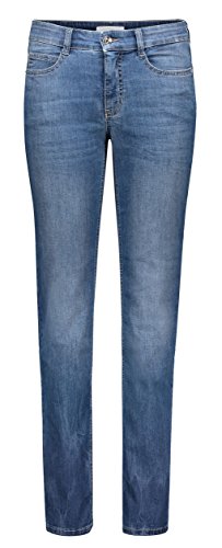 MAC JEANS Damen Angela_0380L Straight Jeans, Blau (Blau D640), W34/32L von MAC Jeans