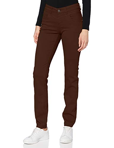 MAC JEANS Damen DREAM SLIM Jeans, 278R Fawn Brown PPT, 40/32 von MAC Jeans