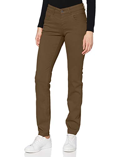 MAC Jeans Damen Dream Slim Jeans, 682R Moss Green PPT, 00/32 von MAC Jeans