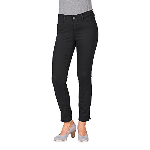 MAC Jeans Damen Dream Summer Straight Jeans, Schwarz (Schwarz D999), 36 / L27 von MAC Jeans