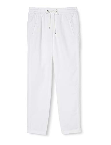 MAC Jeans Damen Easy Chino Bootcut Jeans, Weiß (White 010), W36 (Herstellergröße: 36/Ol) von MAC Jeans