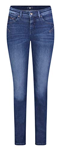 MAC Jeans, Rich Slim, Damen Jeans Hose Stretchdenim Rivet Blue D 36 W 28 L 32 von MAC Jeans