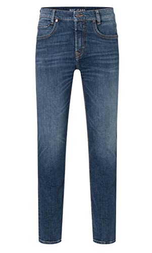 MAC Jeans Herren Arne Pipe Jeans, H672 Authentic Blue Used von MAC Jeans