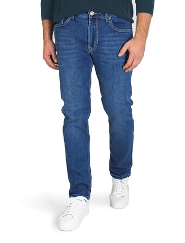 MAC Jeans Herren Arne Pipe Stretch-Denim, Authentic Blue Used von MAC Jeans