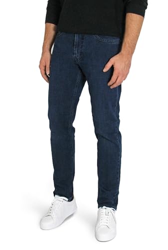 MAC Jeans Herren Arne Pipe Stretch-Denim, Dark Blue Stone Used von MAC Jeans