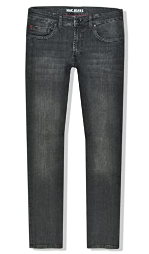 MAC Jeans Herren Arne Pipe Stretch-Denim, Vintage Charcoal von MAC Jeans