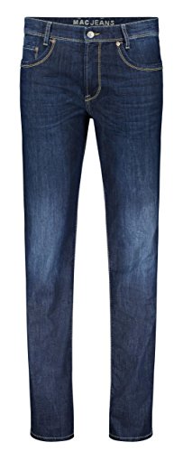 MAC Jeans Herren Arne Straight Jeans, Blau (Dark Blue Authentic Stone H637), 31W / 34L von MAC Jeans