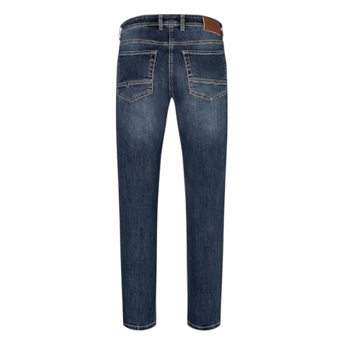 MAC Jeans Herren Arne Straight Jeans, H732 Dark Camel Blue Used von MAC Jeans